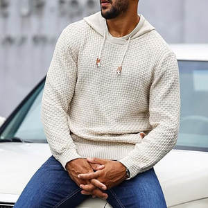 Sudadera con capucha unisex de gran tamaño para hombre, Sudadera con capucha con logotipo personalizado de algodón pesado de invierno sólido - Product Image 3