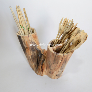 Tamarind Wood Spoon Holder Branch, Handcrafted Decorative <b>Utensil</b> Organizer for <b>Kitchen</b> & Dining - Product Image 6