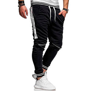 Men's Casual Corduroy Sweat <b>Trouser</b> with <b>High</b> <b>Elastic</b> <b>Waist</b> Stretchable and Breathable Featuring Two Side Pockets - Product Image 1