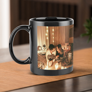 Ly sứ gốm đen 11oz in chuyển nhiệt EffiPrint bán chạy, in ảnh tùy chỉnh, món quà tuyệt vời cho bạn bè gia đình - Product Image 4