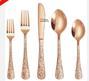 high standard silver finished metal stainless steel cutlery with designer <strong>handle</strong> for hotel restaurant and bar - Product Image 4