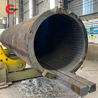 Tubería de Acero LSAW de Gran Diámetro y Pared Gruesa, API 5L ASTM A53, DE 219-2020 mm, PG 10-80 mm, para Uso Estructural en Petróleo y Gas a Alta Presión