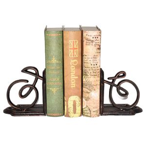 Porte-livres en fer au design moderne et tendance, avec des lignes épurées pour un intérieur soigné et des étagères bien organisées - Product Image 1