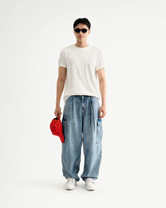 T-shirt à manches courtes pour hommes, tricoté en jacquard, multicolore, coupe régulière, routine Vietnam écologique pour adultes - Product Image 4