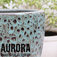 Maceta Decorativa de Cerámica en Oferta, con Logotipo Personalizado, Acabado Esmaltado, Ecológica, Ligera, Duradera, Moderna, para Hogar y Jardín