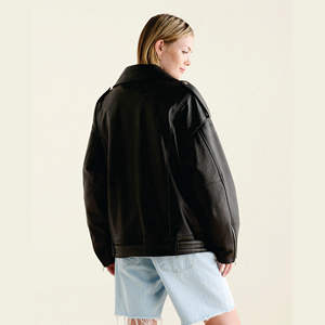 100% chaqueta de Moto de gran tamaño de cuero genuino Lamba Completamente forrada con acolchado transpirable ligero de alto rendimiento - Product Image 6