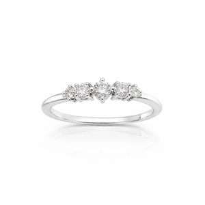 Anillo de Diamantes de Oro Blanco de 14K con Corte Brillante de 1.00 Quilates Cultivado en Laboratorio, Color F, Claridad VS1, Minimalista, para Compromiso, Aniversario, Boda - Product Image 2