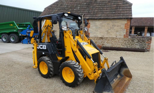 รถตักล้อยาง CB Skid Steer Loader 1CX เครื่องยนต์ดีเซลยันมาร์ รถแทรกเตอร์/รถแบคโฮประสิทธิภาพสูง ชุดเกียร์ปั๊มหน้ารถตัก Huade Bearings - Product Image 3