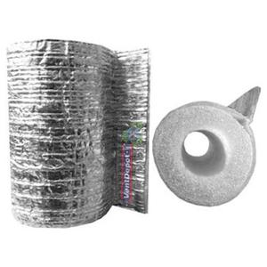 Tube isolant thermique de type canne MXSHO-010, 90 pièces, diamètre 5/8 po, épaisseur 1/2 po, aluminium et polyéthylène, longueur 1,83 m - Product Image 1