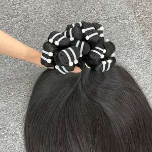 Cabello natural liso en trama, cabello humano 100%, cabello crudo de un donante - Product Image 2