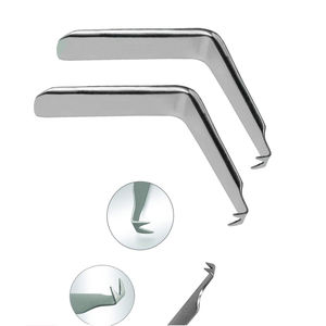 Retractor de mejillas Austin en ángulo recto, hoja de 80mm, juego de instrumentos manuales de acero para cirugía plástica - Product Image 2