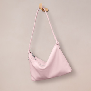 Bolso de Hombro Pequeño <span class=keywords><strong>ZAMO</strong></span> 2026, Cuero de Grano Suave, Forma de Almohada, Cierre de Cremallera - Product Image 3