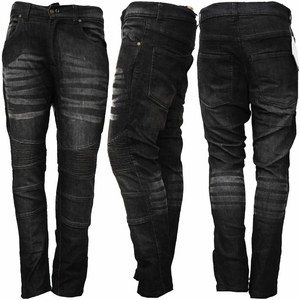 D-Ride Moto Dark Jeans moto pour hommes avec protection Respirant & Séchage rapide Conception de genoux superposés pour le confort et la flexibilité - Product Image 1