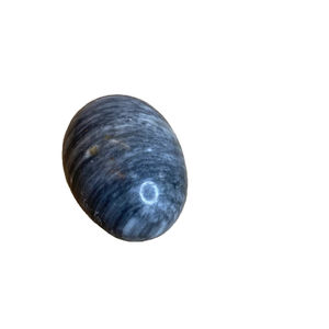 Huevo de Mármol Gris Pequeño Vintage, Piedra de Ónix, Artesanía Decorativa de Mármol Natural para Decoración del Hogar - Product Image 3