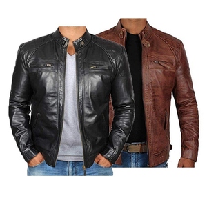 Chaqueta de cuero de vaquero occidental para hombre, piel de vaca genuina con forro acolchado con flecos, chaqueta cómoda duradera de calidad superior - Product Image 4