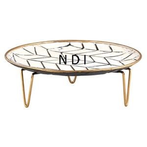 Vajilla de Hotel, piezas de centro decorativas, diseño hecho a mano, taza de Metal, soporte para pastel, fiestas de boda, soporte para servidor de pastel - Product Image 1