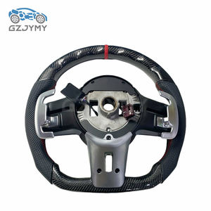 Volante de Cuero Perforado con Fibra de Carbono y Franja Roja <span class=keywords><strong>para</strong></span> Mercedes-AMG W213/W205/W176/W177/W222/X253/C253/W907/W906 Racing - Product Image 4