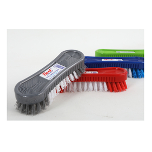 Yilmaz Firca Durable <b>PET</b> Plastic Handheld Cleaning <b>Brushes</b> Nylon Bristles Blue Green Red Grey for Kitchen Bathroom Scrubbing - Product Image 1
