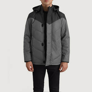 Veste matelassée pour homme de haute qualité, conception personnalisée OEM, impression personnalisée, logo personnalisé, taille plus, veste matelassée pour homme - Product Image 3