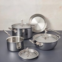 Argent Brillant Poli 100% En Acier Inoxydable Fait Attrayant Ustensiles De Cuisine Ustensiles De Cuisine Ruffoni Casserole Sauce Pan Et Pots Fourniture