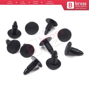 BCF197 10 piezas de retenedores de panel de embellecedor negros para 0940910302 - Product Image 6