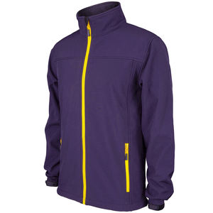 Chaqueta Softshell para Hombre, Ligera, Impermeable y Cortavientos, con Capucha, Forro Polar, Chaqueta para Correr y Senderismo, con Estampado de Logotipo - Product Image 1