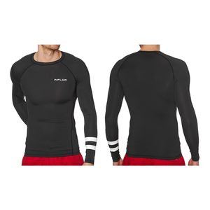 Rashguard unisexe sur mesure à séchage rapide UPF50 antibactérien à manches longues pour MMA, BJJ, compression, natation, surf, aviron - Product Image 4