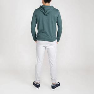 Hombres UPF50 + Pesca Sol SPF UV Camisas Sudaderas con capucha de manga larga Ropa Senderismo Correr Ligero Secado rápido Protección solar Sudadera con capucha 3XL - Product Image 3