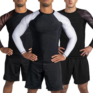 Custom Short Sleeve <b>Surf</b> Logo Mma Bjj Compression Shirt Sublimated Jiu Jitsu Rashguards Design Your Own Custom Rash Guard - Product Image 6