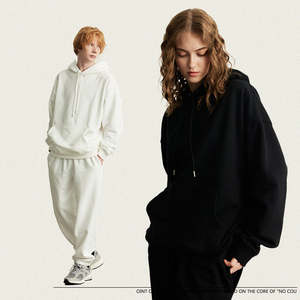 เสื้อมีฮู้ดผ้าฝ้าย300 GSM น้ำหนักเบาเสื้อสเวตเชิ้ตใส่สบายอบอุ่นใส่สบายเนื้อผ้าลำลองส่งตรงจากโรงงาน - Product Image 3