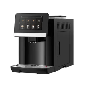 Máquina de café automática profissional para negócios, máquina de café expresso de 3 grupos em aço inoxidável