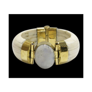 Brazaletes de vidrio con diseño de hoja de oro Juego de brazaletes de plata oxidada con brazaletes artesanales indios Ghungroo - Product Image 4