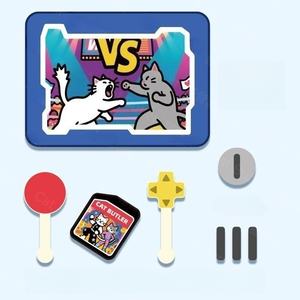 Casa para Gatos Estilo Arcade de Lana, Personalizable con Controles de Juego y Diseño VS para Gatos de Interior, Caja de Refugio Ecológica para Mascotas - Product Image 6