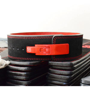 Ceinture de musculation robuste avec boucle à levier 10 mm, support dorsal en cuir, pour haltérophilie, squats, soulevés de terre, équipement de gym, commandes personnalisées - Product Image 6