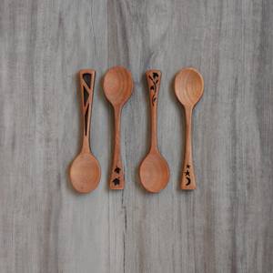 Utensils Wooden Rice <b>Spoon</b> Dining Rice <b>Spoon</b> Natural Wooden Long Handle Rice Soup <b>Spoon</b> with Handmade Shinny Polished - Product Image 5