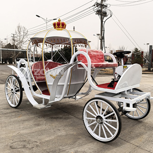 รถม้าฟักทองสีขาวสไตล์ยุโรป - Product Image 6