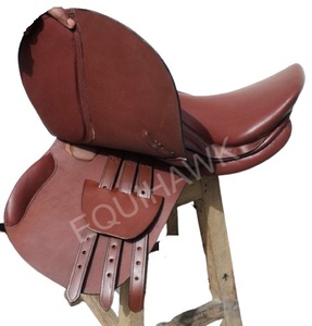 Rollo de rodilla desmontable de alta calidad, sillín inglés, Material de cuero de árbol de plástico ligero para salto de caballo de estilo occidental - Product Image 3