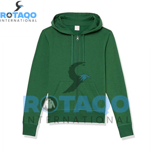 เสื้อมีฮู้ดแขนยาวมีซิปสำหรับผู้หญิงเสื้อผ้าไซส์ใหญ่พิเศษออกแบบได้ตามต้องการ - Product Image 1