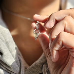 Pendentif Labradorite en argent léger celtique Pendentifs à breloque en pierres précieuses - Product Image 2