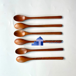 Produit de haute qualité Cuillères en bois de cuisine de haute qualité Ensemble de cuillères en bois Outils de cuisine Cuillère du fabricant du Vietnam en gros - Product Image 5