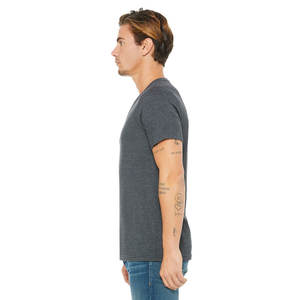 Camisetas Deportivas Personalizadas al por Mayor para Hombre, Camisetas de Gimnasio de Algodón con Cuello en V y Manga Corta - Product Image 6