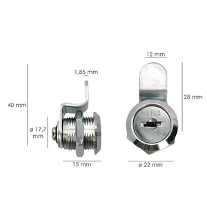 Serratura di Ricambio per Cassetta Postale Palace - Product Image 2