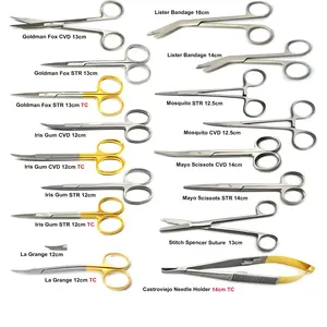 Product Micro Scissor Medical Operating Veterinary Dissecting Scissors Stainless Steel Dental Surgical Instruments