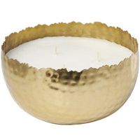 Support de bougie en aluminium à bas prix, motif diamant gaufré, doré, fait main, écologique, pour Noël, la maison et les mariages