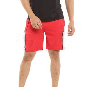 2025กางเกงขาสั้นผ้าฝ้ายลำลองผู้ชาย, แห้งเร็วระบายอากาศออกแบบสไตล์กลางเอวสีทึบพร้อมโลโก้ปรับแต่งได้ - Product Image 5