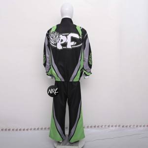 Ensemble de vêtements de sport zippés élégants et personnalisés de haute qualité, respirant, fabricant de sublimation personnalisée, survêtement personnalisable - Product Image 3