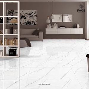 Plaque intérieure ultra-minimale 600x1200mm pour des concepts d'intérieur propres et intemporels, bon ton, design haut de gamme, aspect marbre - Product Image 1