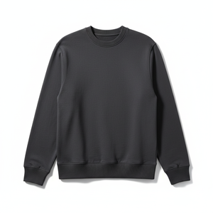 Primavera estilo americano Unisex peso pesado algodón cuello redondo sudadera fábrica personalizada Vintage manga larga impresión Digital - Product Image 3