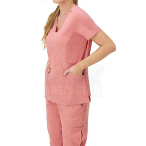 Nouvelle Arrivée - Ensembles de Blouses Médicales Personnalisables de Haute Qualité pour Femmes - Uniformes d'Hôpital en Coton Fabriqués en Usine - Séchage Rapide et Respirants - Product Image 2