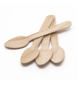 Cuchara de madera desechable ecológica de gran oferta de un solo uso y biodegradable para una gran demanda - Product Image 1